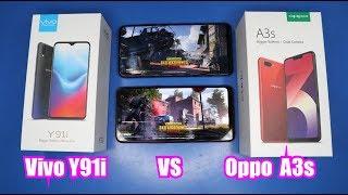 Vivo Y91i VS Oppo A3s (PUBG, Battery and Speed)