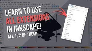 Learn to Use All 172 Extensions in Inkscape!