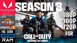 Call of Duty: Warzone 3 Temporada 3 | Ryzen 5 5600G | 16GB RAM