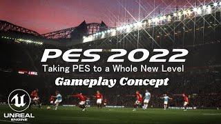 PES 2022 GAMEPLAY CONCEPT | pes 2022 unreal engine gameplay | pes 22 manchester united vs juventus