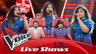 Upendra Siriwardana | Baddata Sanda Wage (බැද්දට සඳ වගේ) | Live Shows | The Voice Sri Lanka