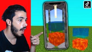 TikTok HAYAT HİLELERİNİ TEST ETTİM! - Minecraft