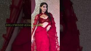 Noora Fatehi Entry In Red Outfit #viral #bollywood #dishapatani #actress #trending #shorts #sorts