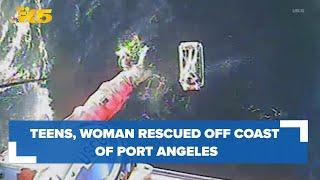 U.S. Coast Guard rescues 2 teens, woman off the coast of Port Angeles