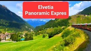 Elvetia -Trenul Expres Panoramic 4k