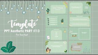 Template PPT Aesthetic #13 Plant Series [Free Download]