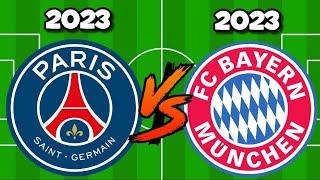 2023 PSG  2023 Bayern Munich (14 VS 14)(Champions League )