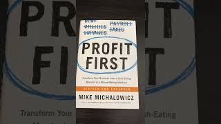 Profit First Book By Mike Michalowicz #entrepreneur #solopreneur #profit #money #trending #shorts