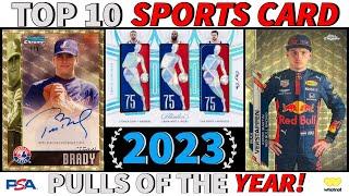 TOP 10 SPORTS CARD PULLS OF THE YEAR! (2023)