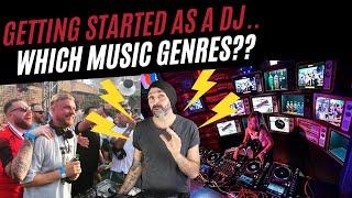 Getting Started as a DJ and Choosing Music Genres