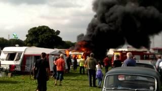 Stoke prior steam rally fire 2