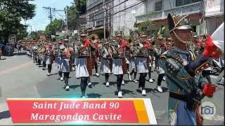 Saint Jude Band 90 Maragondon Town Fiesta 2024 Marching Band Parade