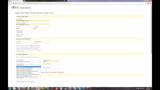 Step 2   Registration on eBay Partner Network
