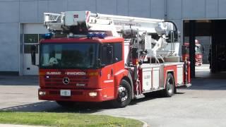 3 x fire vehicles falck gladsaxe brandvæsen