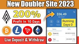 Crypto-Master New Doubler Site 2023 | 200% Profit | Running days 9 | Pathan Crypto