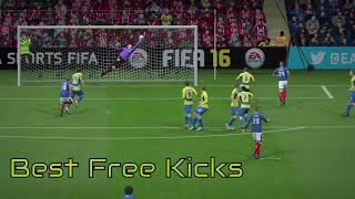 My Best Free Kicks in FIFA 16 Career Mode