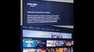 Mi tv Prime video network connectivity resolved
