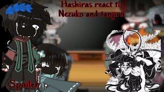 °Hashiras React to Nezuko and Tanjiro° (Kamado Siblings) [KNY] •|mangga spoiler|• ANGST ️