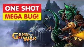 Gems of War Quick ONE SHOT MEGA BUG! Journey Glitch! Be FAST!