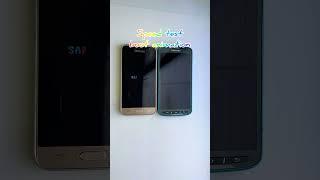 Samsung J1 vs Samsung S4 Active / speed test boot animation