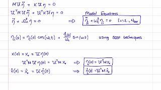 Mechanical Vibrations 40 - Modal Analysis 2 - Free Vibrations