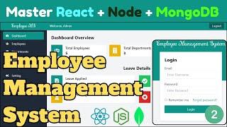 MERN Stack Employee Management System – Login Functionality & Authentication Setup (Part 2)