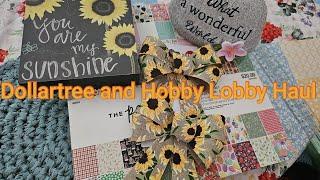 Unboxing All My Amazing Finds From Hobby Lobby And Dollar Tree!