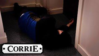 Daniel Pushes Max Down The Stairs | Coronation Street