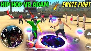 Free Fire Emote Fight On Factory Roof  Hip Hop Squad Vs Adam  अब  Kya होगा - Garena Free Fire 