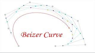 Bezier Curve (Any number of Control Points) Implementation through HTML 5 canvas using P5.js