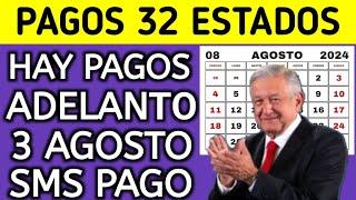 3 AGOSTO YA CAYÓ ADELANTAN PAGOS ADULTOS MAYORES PENSIONES, CHECA SALDO. ADELANTADO