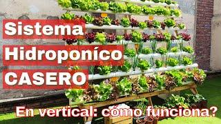 HYDROPONIC System at Home: DIY NFT homemade vertical (2021)