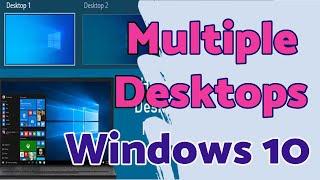 How to add multiple desktops in Windows 10