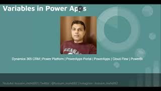 Variables in power apps  |  Contextual variable  |  Global variable