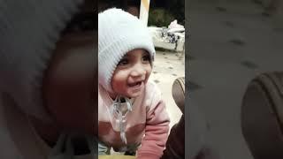 Isra baby started laughing 