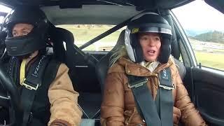 Woman Freaks Out During Fast Ride in Race Car - 986663