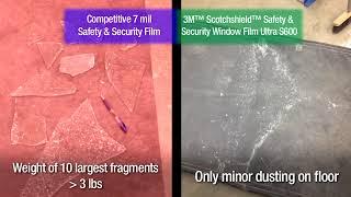 3M™ Window Film, Safety Glazing Impact Test Video