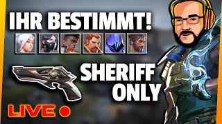 Hab ich den schönsten Skin? - SHERIFF ONLY Valorant Ranked