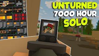 How A 7000 HOUR SOLO RAGS TO RICHES - Unturned PvP