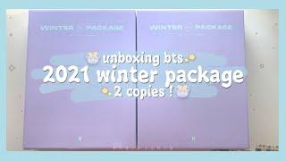   UNBOXING BTS 2021 WINTER PACKAGE [2 copies !] ༉‧₊˚