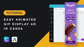 GIF Animated Display Advertisement (Easy Google Ad Made With Canva)