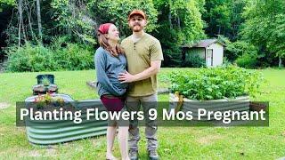 Planting Before The Baby Comes - Flowers, Veggies & Herbs