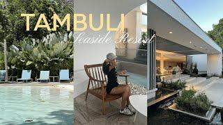 TAMBULI SEASIDE RESORT AND SPA ️ | deluxe studio room tour, chill pool day, resort in mactan cebu