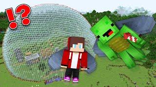 Who Locked JJ and Mikey in a GLASS Dome In The Village ?! (Maizen)