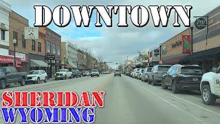 Sheridan - Wyoming - 4K Downtown Drive