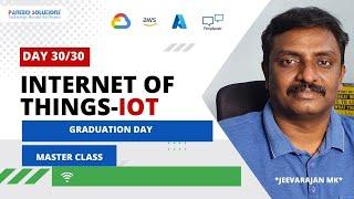 Internet of Things (IoT) Master Class - Day 30/30- Graduation Day - MK Jeevarajan