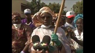 journées de nettoyage de l'hôpital Gabriel TOuré (18 - 19 décembre 2015) - Passage sur l'ORTM