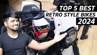 Top 5 Newly Launch Retro-Style Bikes In India 2024 | New Retro Bike 2024 | Retro Style Bike In India