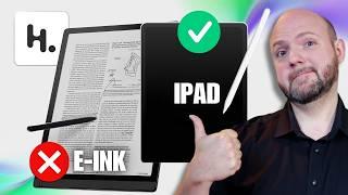 E-Ink Tablet vs iPad & Apple Pencil | Testing Heptabase for Note-Taking on BOOX