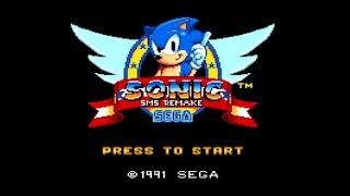 Sonic SMS Remake Full Walkthrough (Longplay, All Chaos Emeralds, No Using Super Sonic)